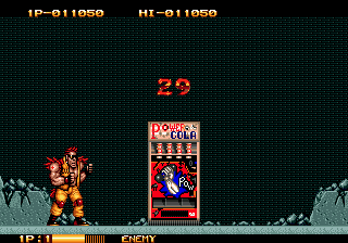 Screenshot of Two Crude Dudes (Genesis, 1990) - MobyGames