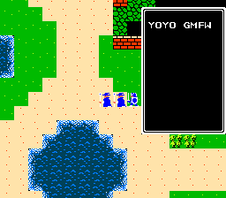 Exodus: Ultima III (NES) screenshot: Town