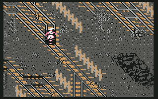 Indiana Jones and the Temple of Doom (Commodore 64) screenshot: Turning a corner