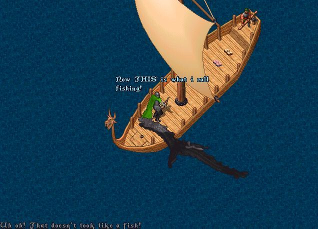 Ultima Online: Renaissance (Windows) screenshot: New X games sport: Extreme... fishing?