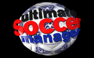 Ultimate Soccer Manager (DOS) screenshot: Title screen