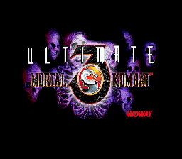 Ultimate Mortal Kombat 3 (Genesis) screenshot: Title screen