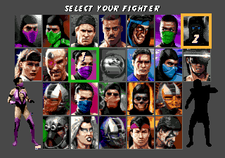 Ultimate Mortal Kombat 3 Character Select | Magnet