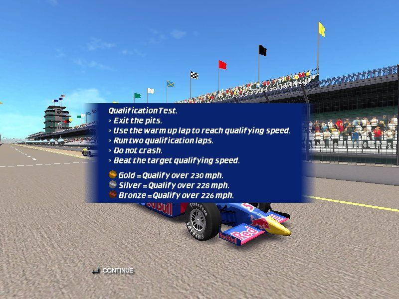 IndyCar Series (Windows) screenshot: Masterclass test