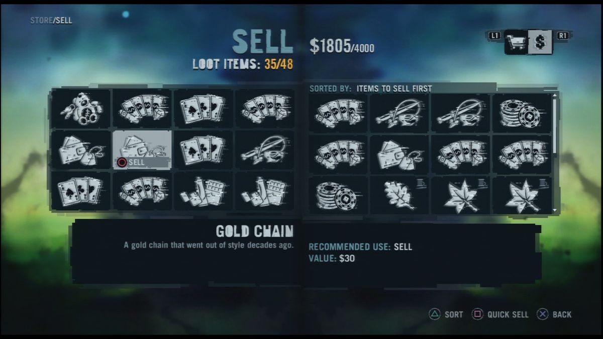 Far Cry 3 (PlayStation 3) screenshot: Inventory can quickly get full if you start picking up everything you see.