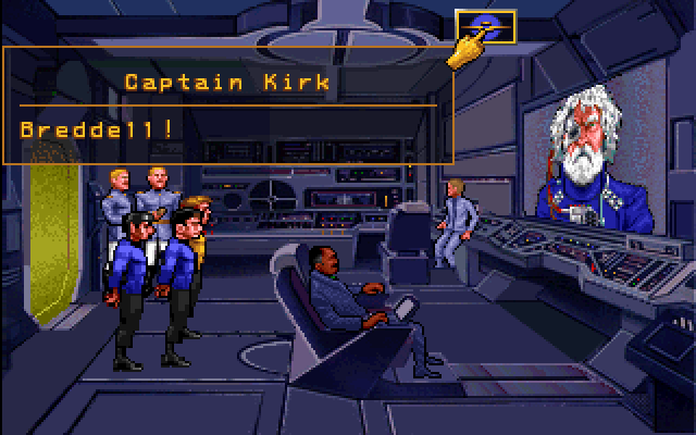 Star Trek: Judgment Rites (DOS) screenshot: Abord a space station (FEDERATION episode)