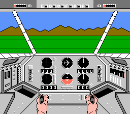 Infiltrator II (NES) screenshot: Ready to take off.