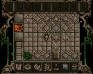 Valhalla: Before the War (Amiga) screenshot: Action panel