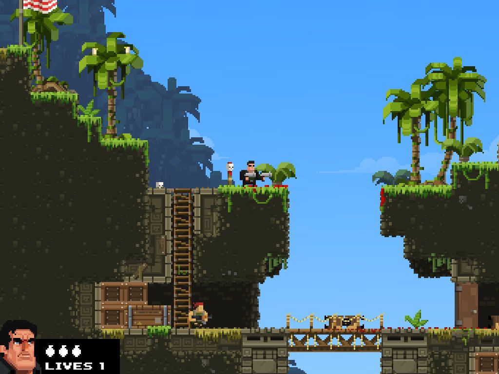 The Expendabros (Windows) screenshot: Second level