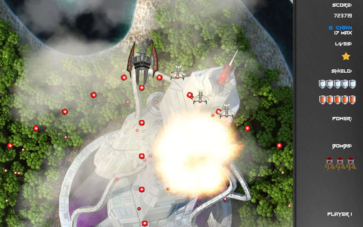 Psichodelya (Windows) screenshot: Killed fighting a large enemy.