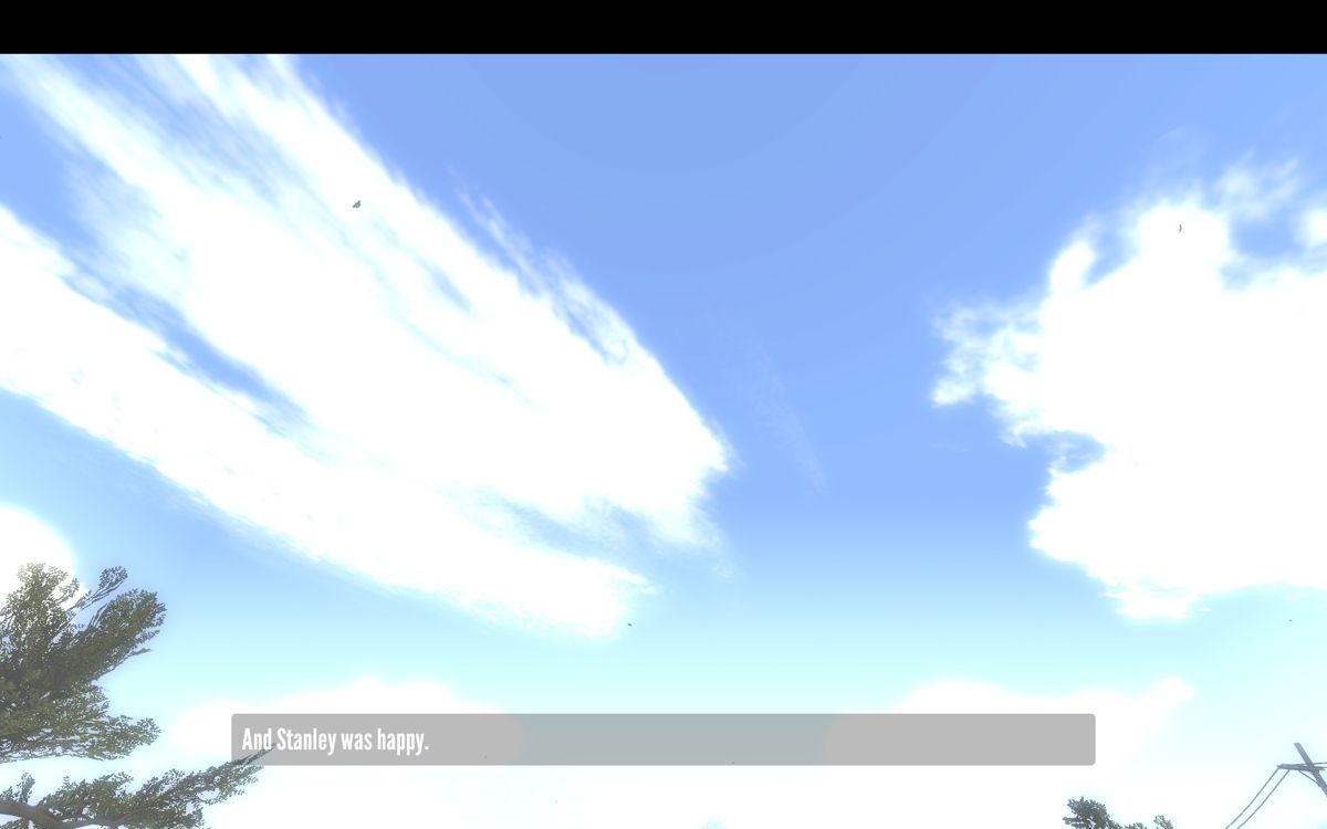 The Stanley Parable (Windows) screenshot: Stanley is happy. One more time