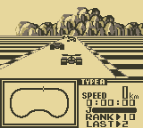 F-1 Race (Game Boy) screenshot: Starting Line