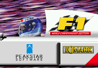F1: World Championship Edition (Genesis) screenshot: Opening Title