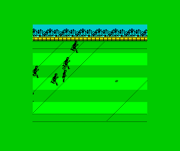 International Rugby Simulator (ZX Spectrum) screenshot: Kick off