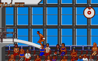 International Sports Challenge (DOS) screenshot: Diving