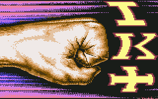 Chop N' Drop (Commodore 64) screenshot: Title screen