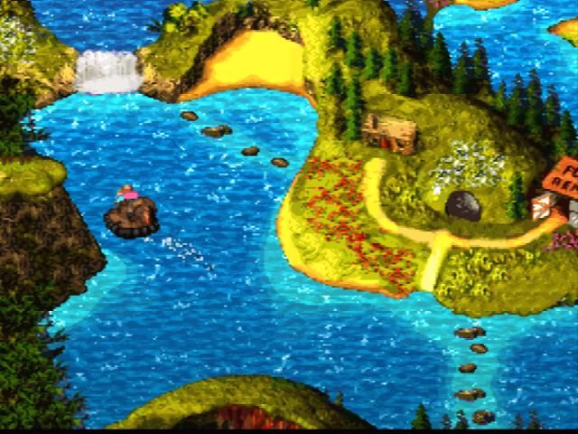 Donkey Kong Country 3: Dixie Kong's Double Trouble! (SNES) screenshot: Nice world map!