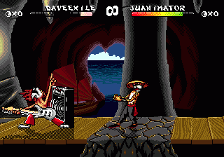 Brutal: Paws of Fury (Genesis) screenshot: Leon's special music move