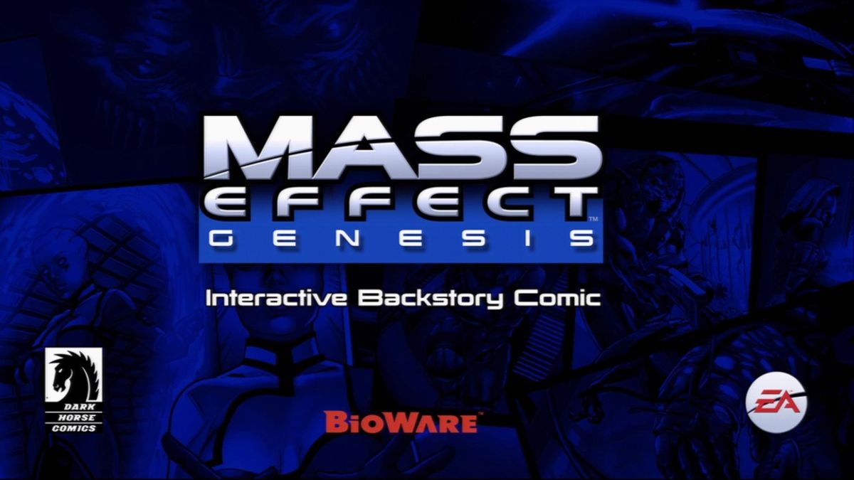 Mass Effect 2 (PlayStation 3) screenshot: Mass Effect: Genesis - Main title