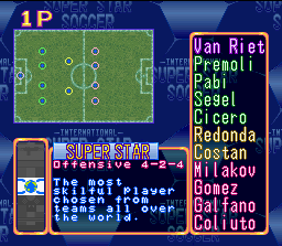 International Superstar Soccer (1994) - MobyGames