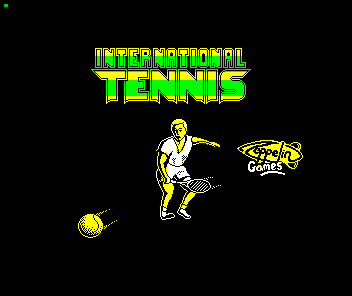 International Tennis (ZX Spectrum) screenshot: Loading screen