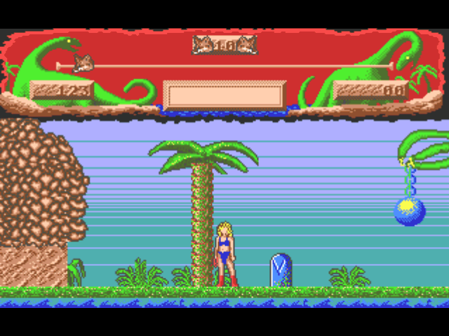 Vixen (Atari ST) screenshot: Game start