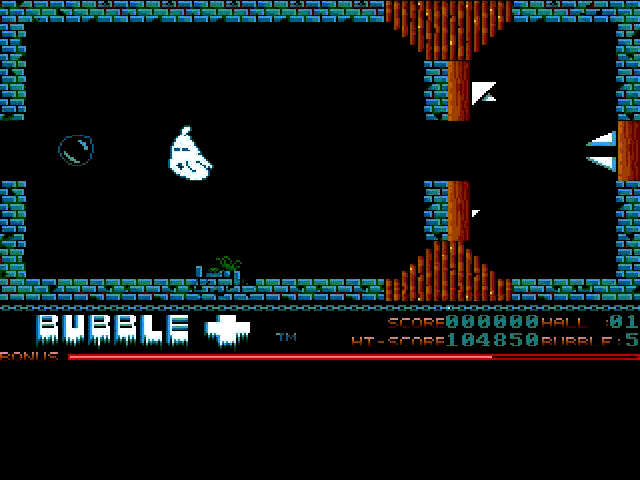 Bubble+ (Amiga) screenshot: Level One