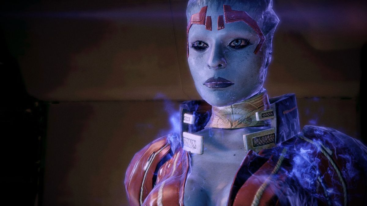 Mass Effect 2 (Xbox 360) screenshot: Samara is ready to kill her daughter... but what will your response be to that?
