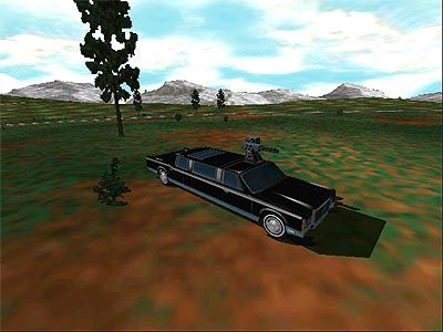 The Interstate '76 Arsenal (Windows) screenshot: Not that's a limo.
