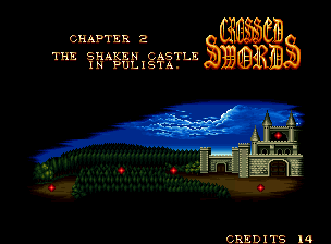 Crossed Swords (Neo Geo) screenshot: Chapter 2 Opening Screen
