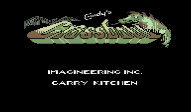 Crossbow (Commodore 64) screenshot: Title screen