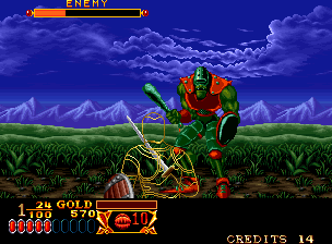 Crossed Swords (Neo Geo) screenshot: An ogre