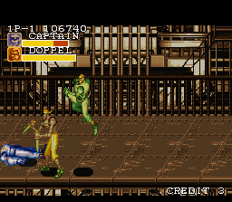 Captain Commando (SNES) screenshot: Say hello to Doppel