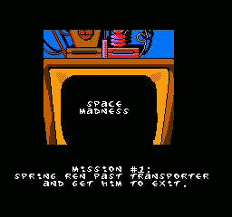 The Ren & Stimpy Show: Buckeroo$! (NES) screenshot: mission objective screen
