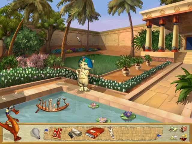 Egypt Kids (Windows) screenshot: Miaow's world