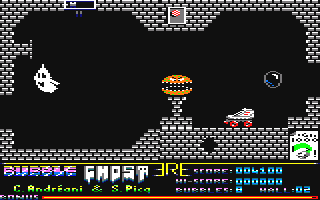 Bubble Ghost (Amstrad CPC) screenshot: How can you pass the dangerous flesh eating plant?