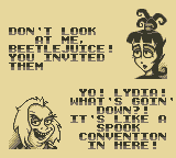 Beetlejuice (Game Boy) screenshot: The Story