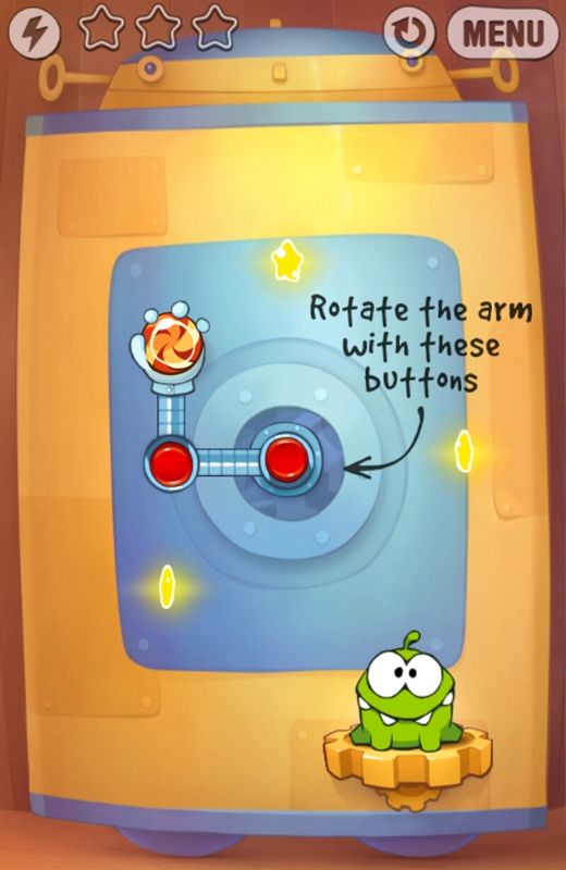 Screenshot Of Cut The Rope Experiments Android 2011 Mobygames