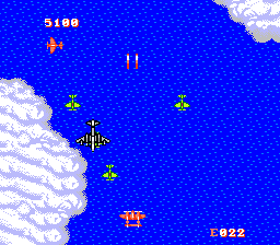 Screenshot of 1943: The Battle of Midway (NES, 1987) - MobyGames