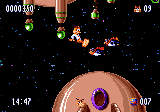 Screenshot of Bubsy II (Genesis, 1994) - MobyGames