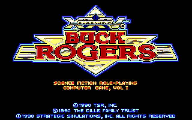 Buck Rogers: Countdown to Doomsday (DOS) screenshot: The 25th Century Buck Rogers