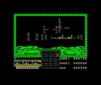 3D Seiddab Attack (ZX Spectrum) screenshot: Making real inroads