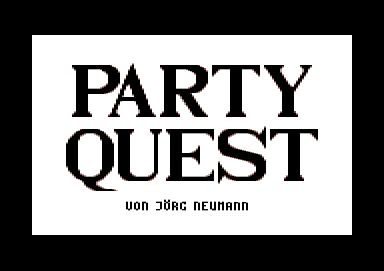 Party Quest (Commodore 64) screenshot: Title