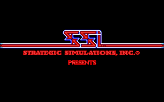 Buck Rogers: Matrix Cubed (DOS) screenshot: SSI Logo