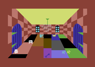 Giant's Revenge (Commodore 64) screenshot: Level 4