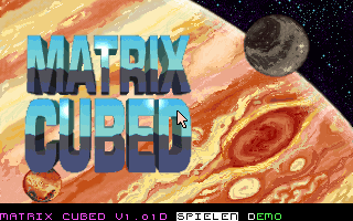 Buck Rogers: Matrix Cubed (DOS) screenshot: Title screen