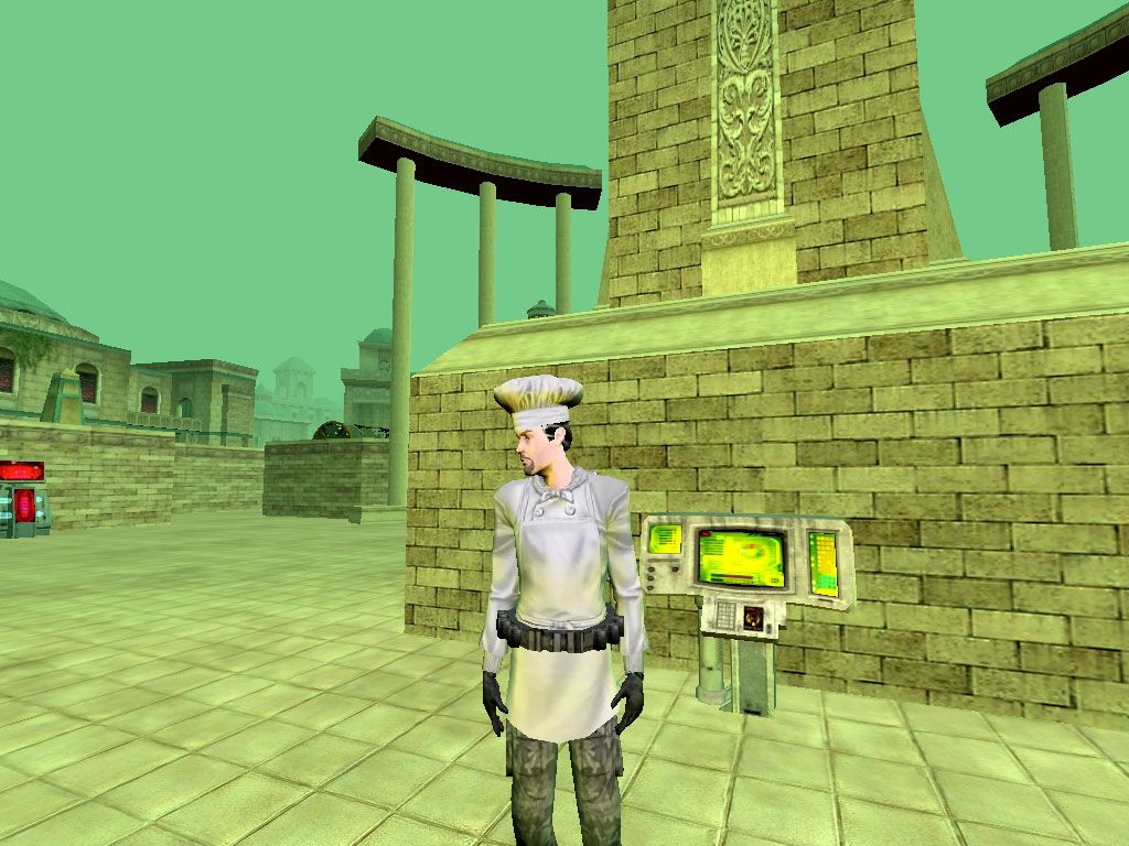 Star Wars: Galaxies - An Empire Divided (Windows) screenshot: A long long time ago in a soup kitchen far far away...