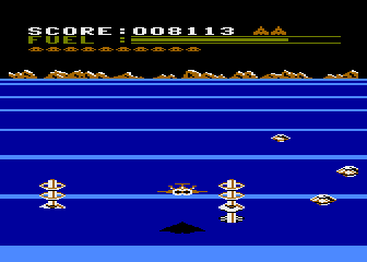 Buck Rogers: Planet of Zoom (Atari 5200) screenshot: A game in progress