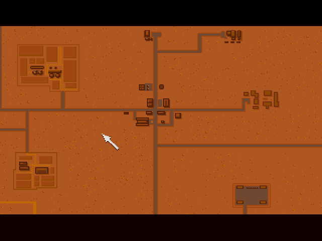 It Came from the Desert (Amiga) screenshot: One word only - map.