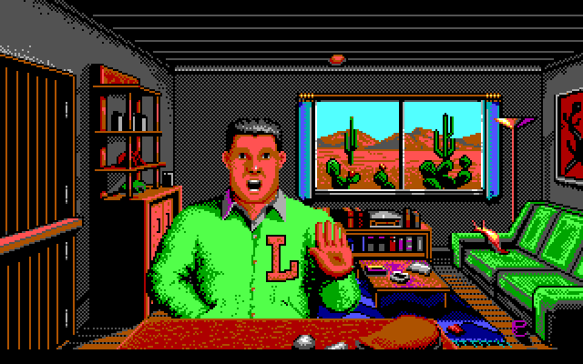 It Came from the Desert (DOS) screenshot: Your faithful sidekick Biff